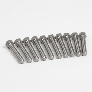 304 Stainless Steel Hex Bolts, M6 to M20, Passivated for Outdoor Use